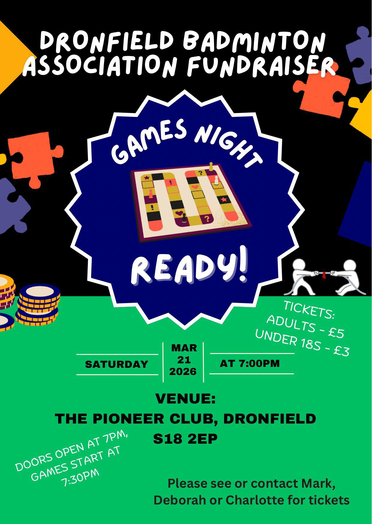 Dronfield Badminton Associated Games Night